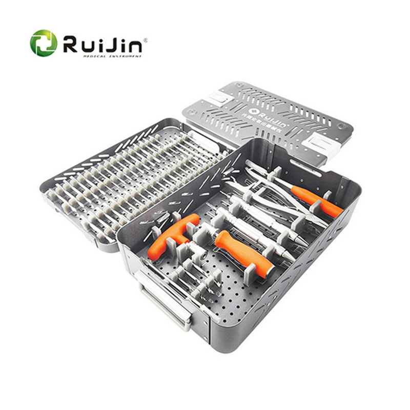 Orthopedic Instrument Set For Spinal Medical Surgical Surgery Implant Internal Fixation Medical Instrument Set